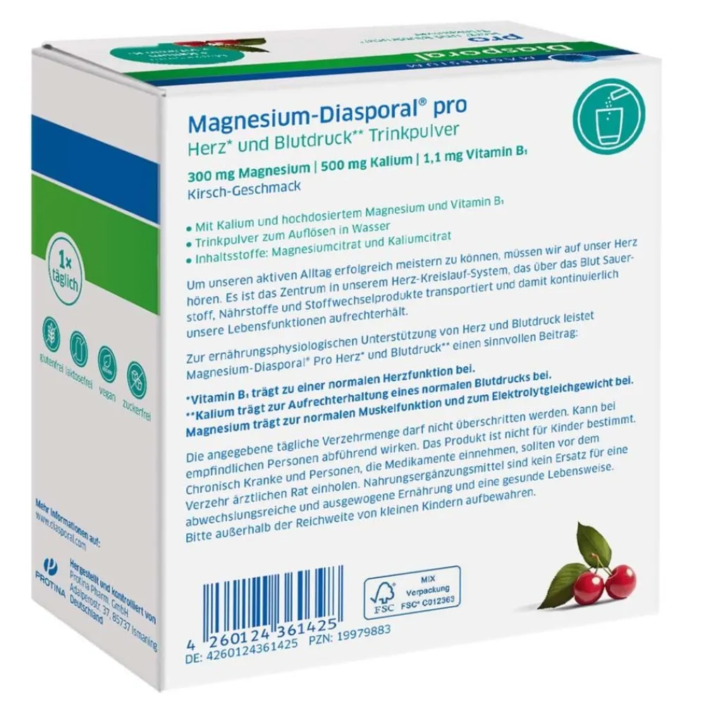 Magnesium-Diasporal® Pro Herz und Blutdruck|