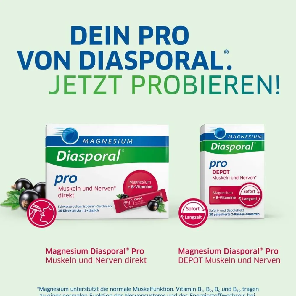 Magnesium-Diasporal® Pro Muskeln und Nerven direkt> Online