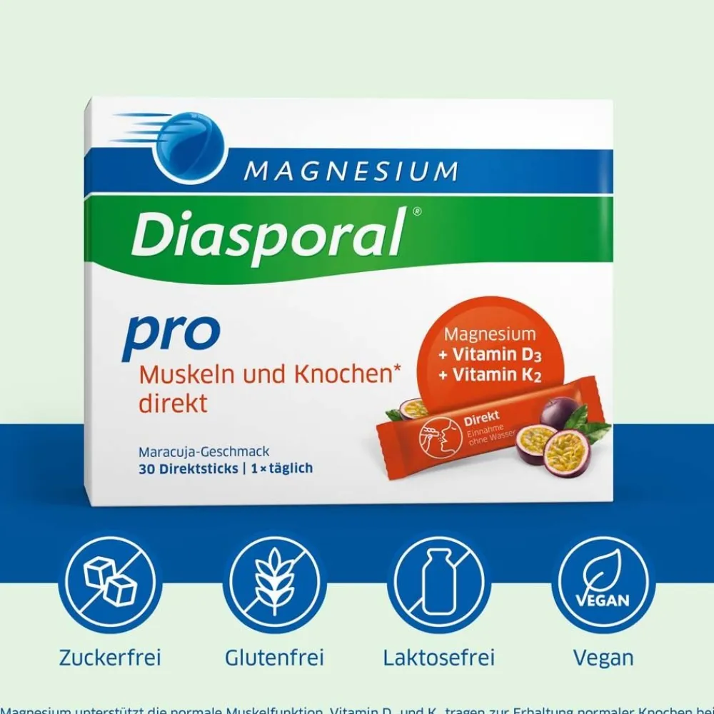Magnesium-Diasporal® Pro Muskeln und Knochen direkt| Hot
