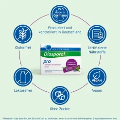 Magnesium-Diasporal pro Schneller Einschlafen direkt – Direktsticks| Best