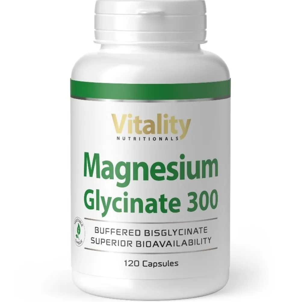 Magnesium Glycinat 300 von Vitality Nutritionals| Hot