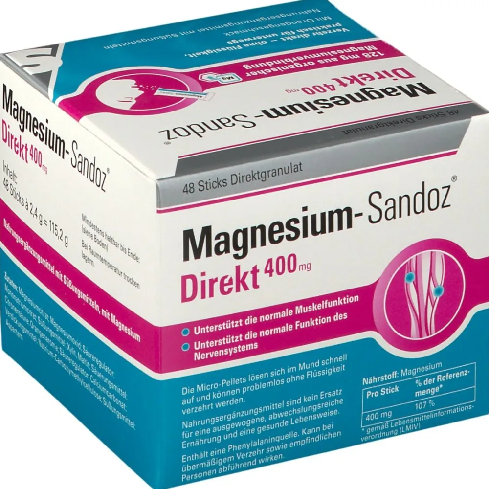 Magnesium-Sandoz® Direkt 400 mg| Online