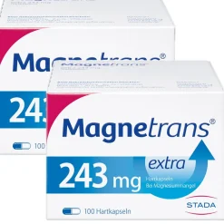 Magnetrans® extra 243 mg - Magnesiumkapseln für eine schnelle Hilfe bei Muskel- und Wadenkrämpfen bei nachgewiesenem Magnesiummangel> New