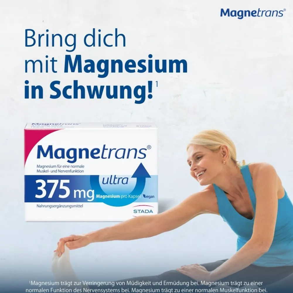 ® 375 mg ultra Magnesium Kapseln>Magnetrans Hot
