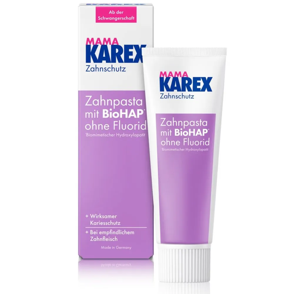 MAMA Zahnpasta Wirksamer Karies-Schutz mit BioHAP* ab der Schwangerschaft>Karex Outlet