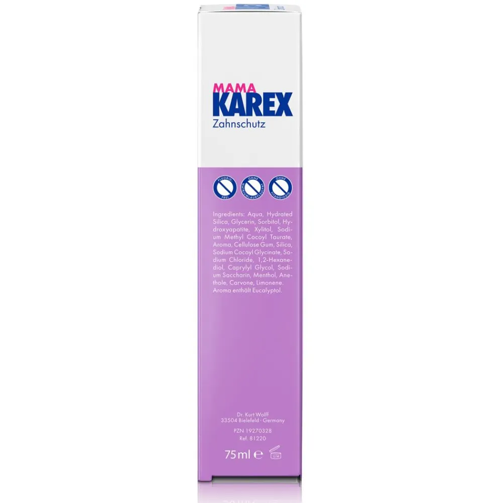 MAMA Zahnpasta Wirksamer Karies-Schutz mit BioHAP* ab der Schwangerschaft>Karex Outlet