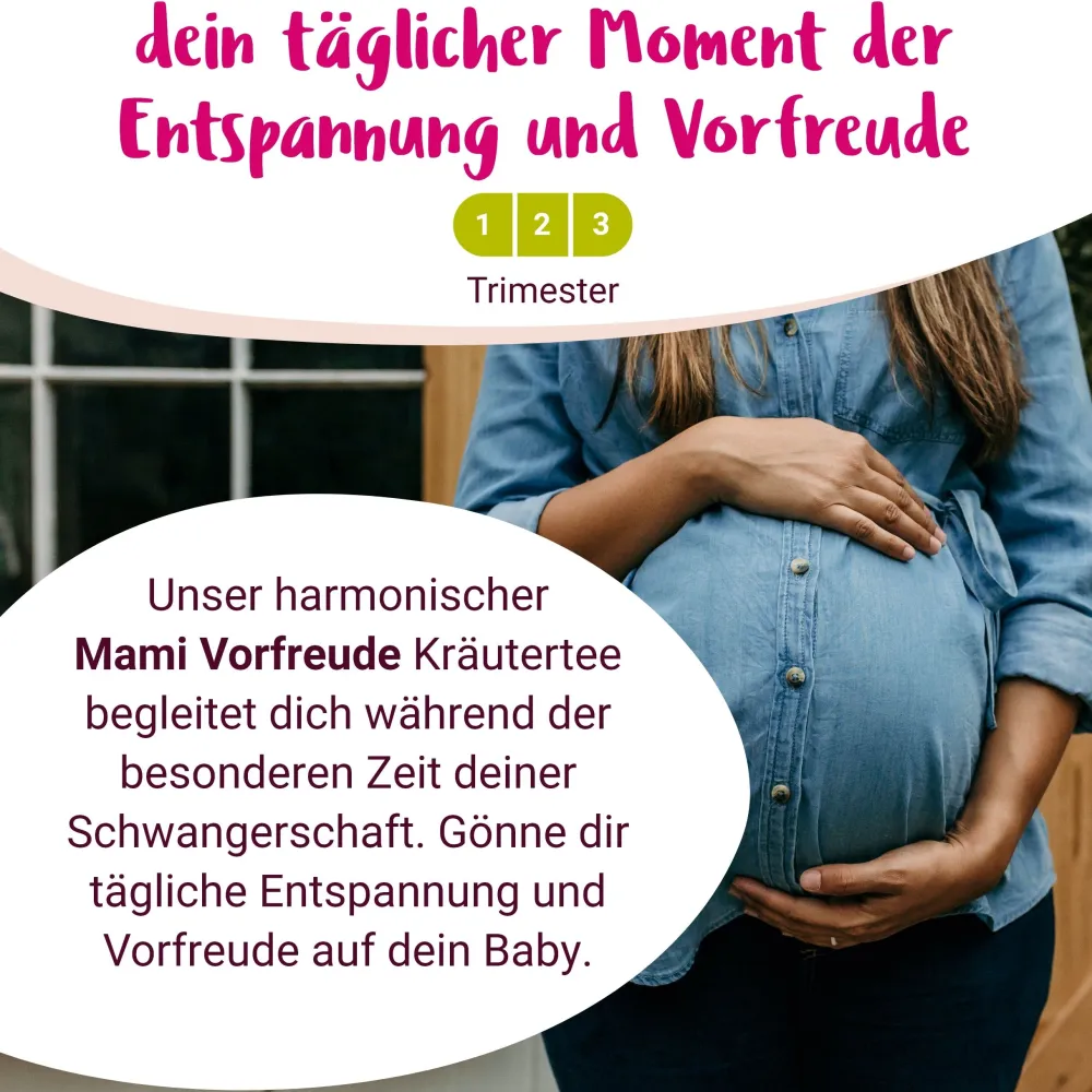 Mami Vorfreude BIO Schwangerschaftstee für die gesamte Schwangerschaft - von PregniVital®| Online