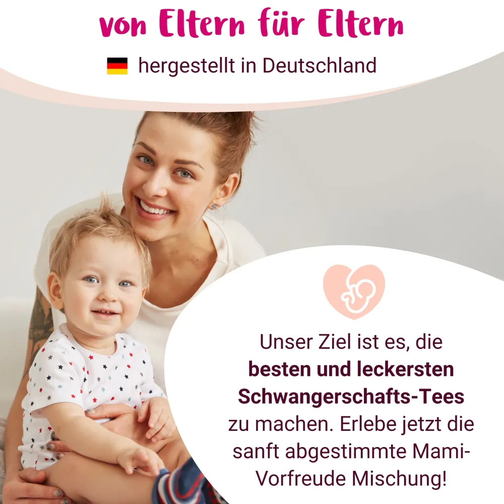 Mami Vorfreude BIO Schwangerschaftstee für die gesamte Schwangerschaft - von PregniVital®| Online