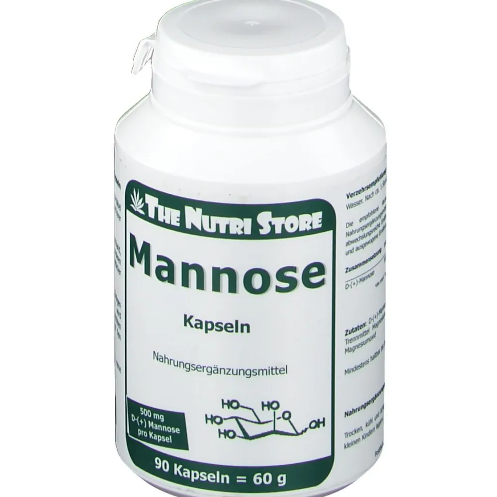 Mannose 500 mg vegetrarische Kapseln|