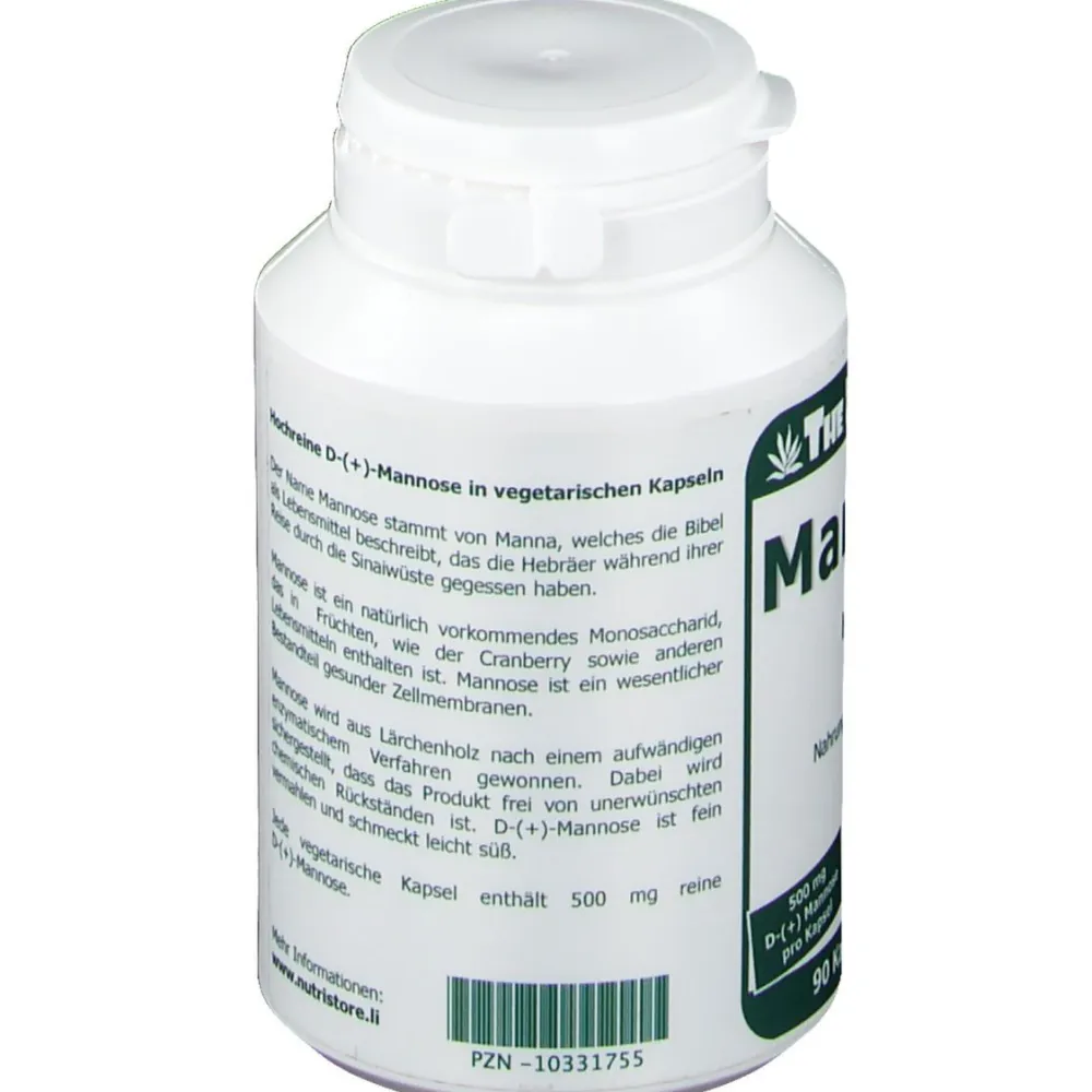 Mannose 500 mg vegetrarische Kapseln|