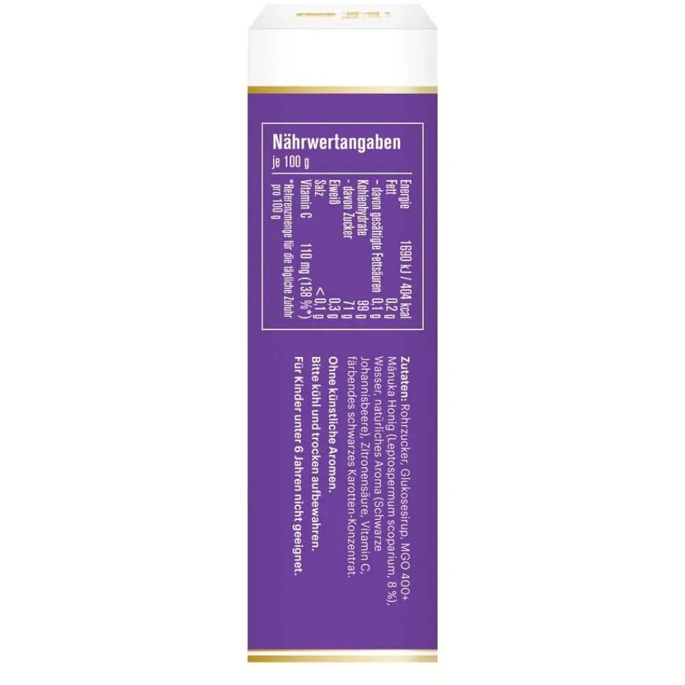 MGO 400+ Hustenbonbons Schwarze Johannisbeere|Manuka Health New