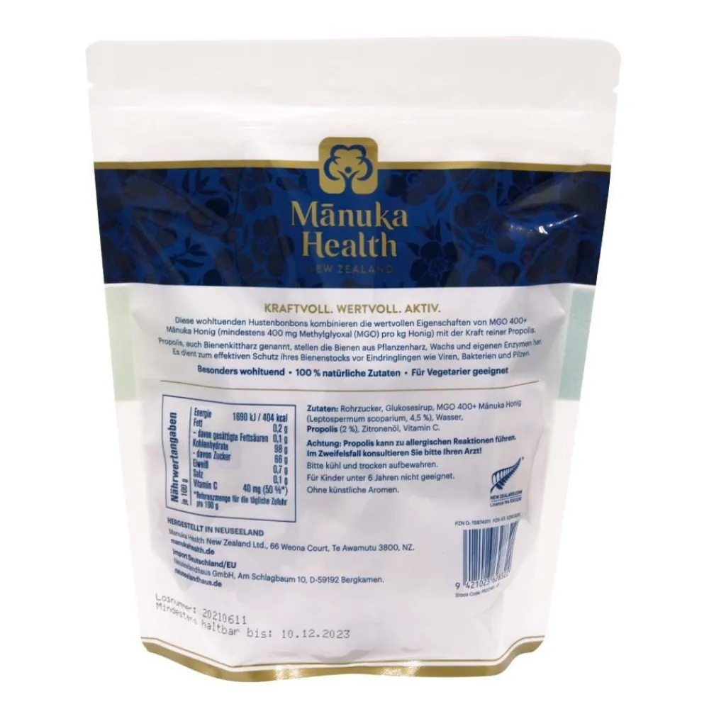 MGO 400+ Lutschbonbons Propolis>Manuka Health