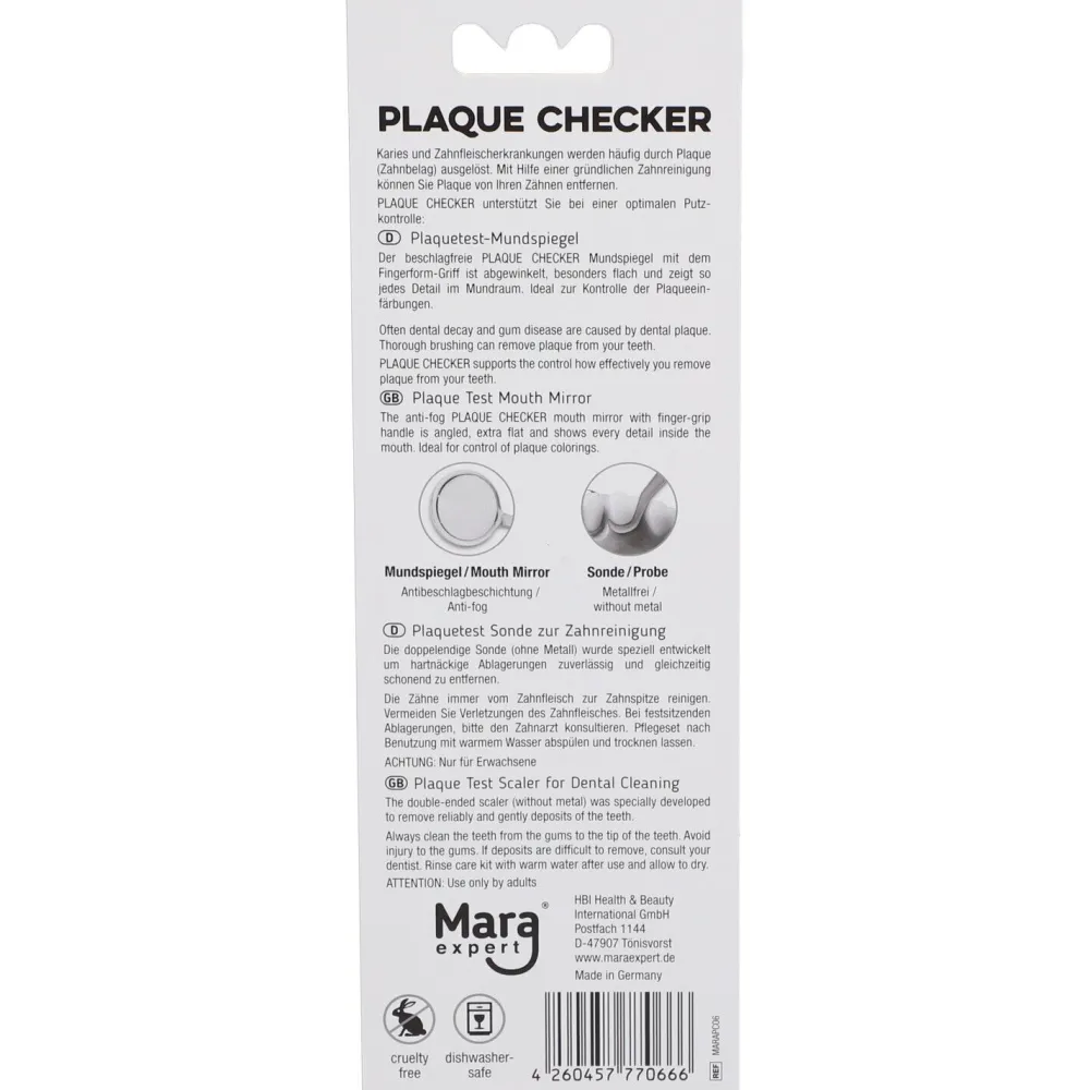 Mara® expert Plaque Checker Spiegel + Scaler> Outlet