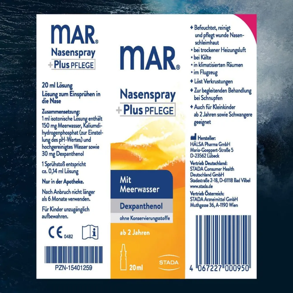 MAR® Nasenspray mit Dexpanthenol und natürlichem Meerwasser> Clearance