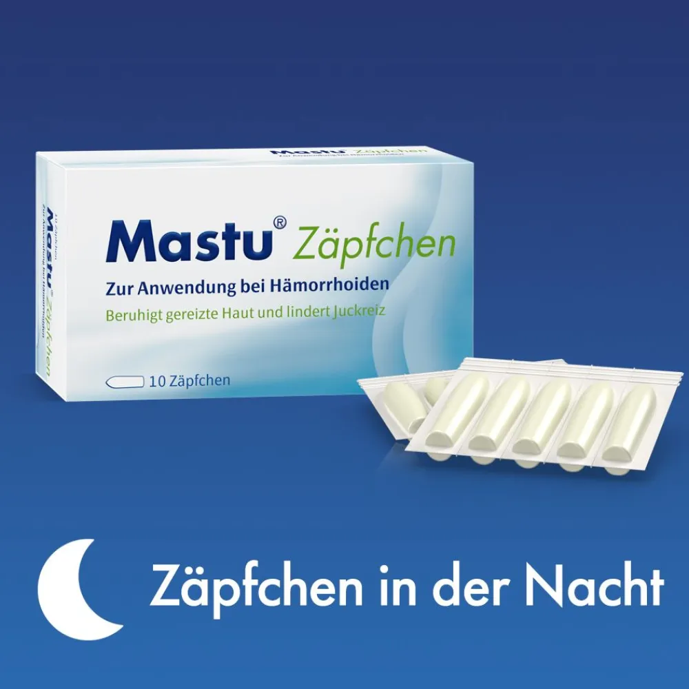 MASTU® Hämorrhoidenzäpfchen gegen Jucken und Brennen| Discount