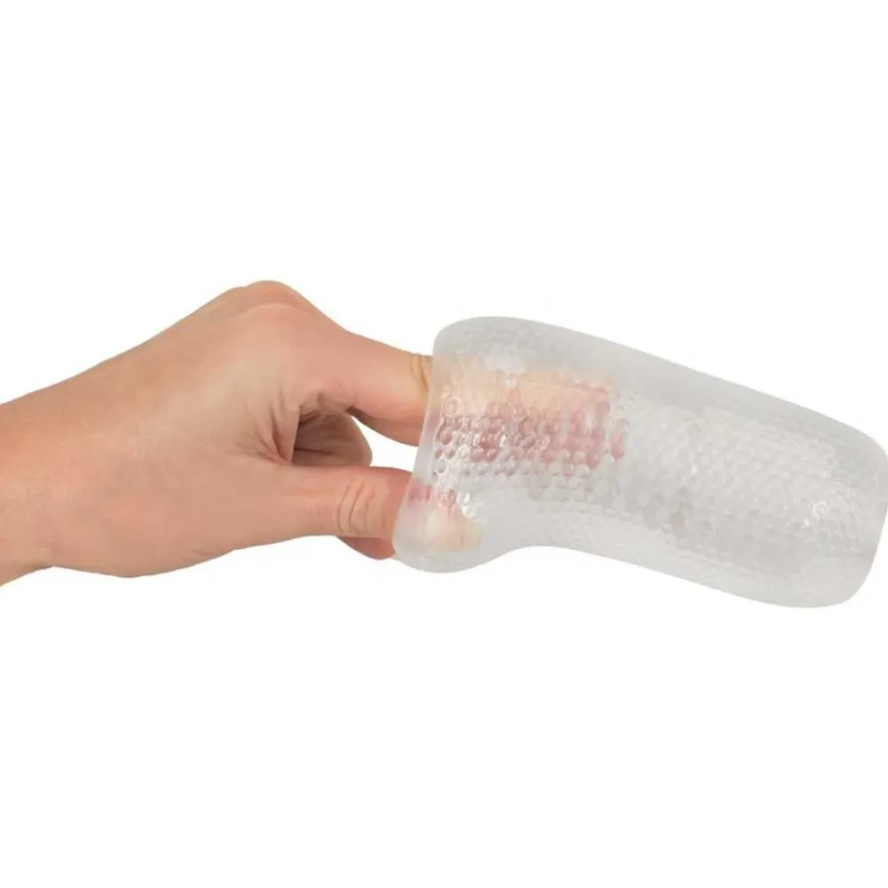 Masturbator "Pocket" mit Rillen- und Noppen-Struktur | für Penis Massage | Stroker> Hot