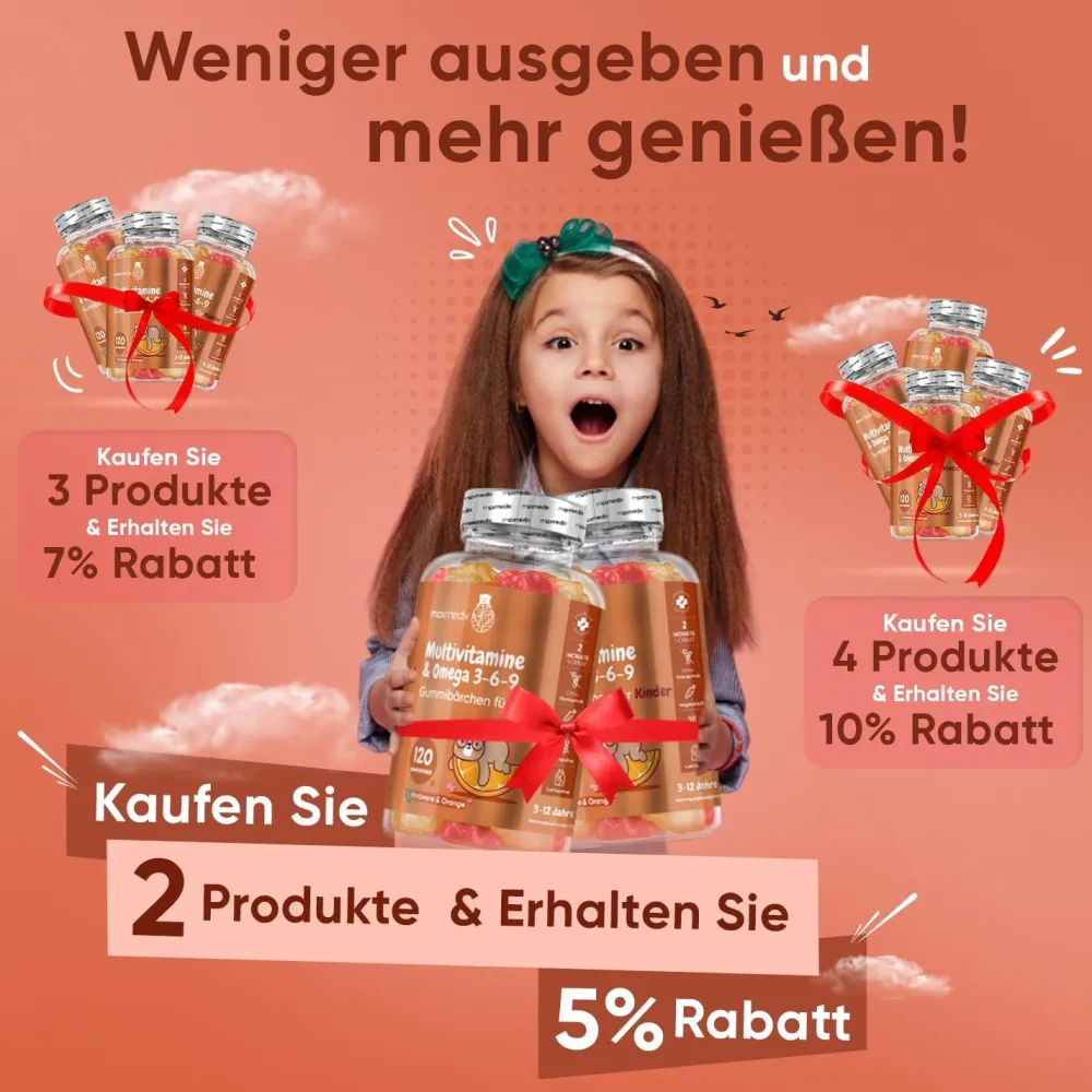 maxmedix Multivitamin Gummibärchen für Kinder> Discount