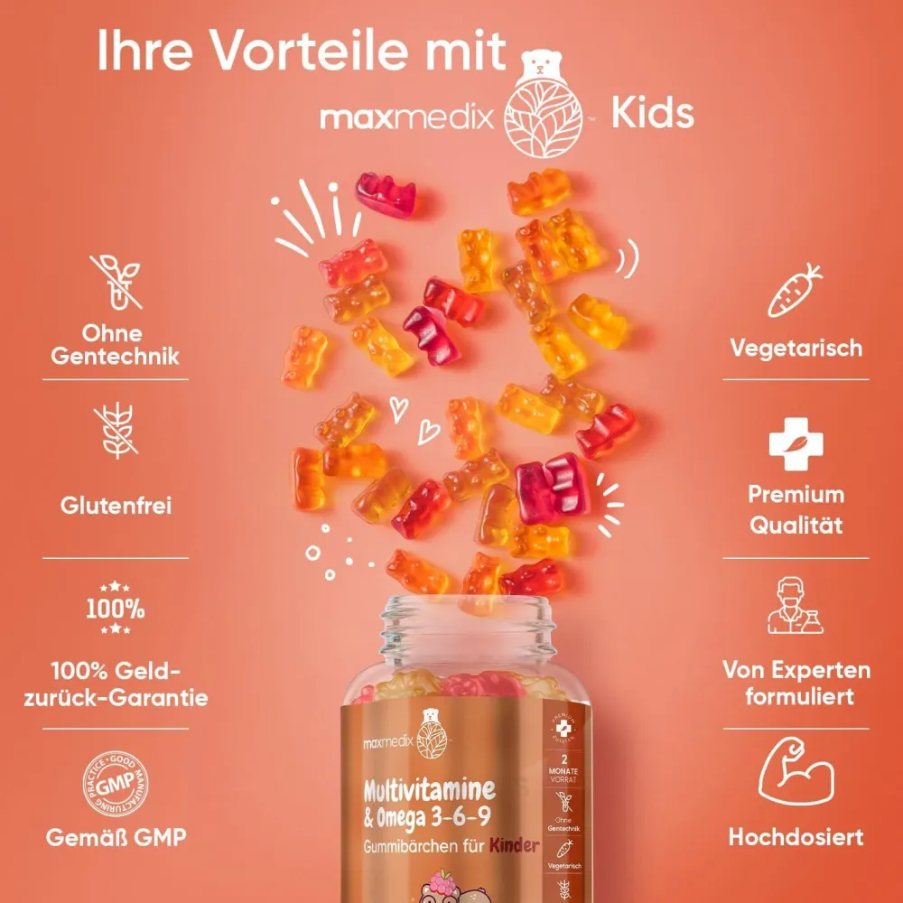 maxmedix Multivitamin Gummibärchen für Kinder> Discount