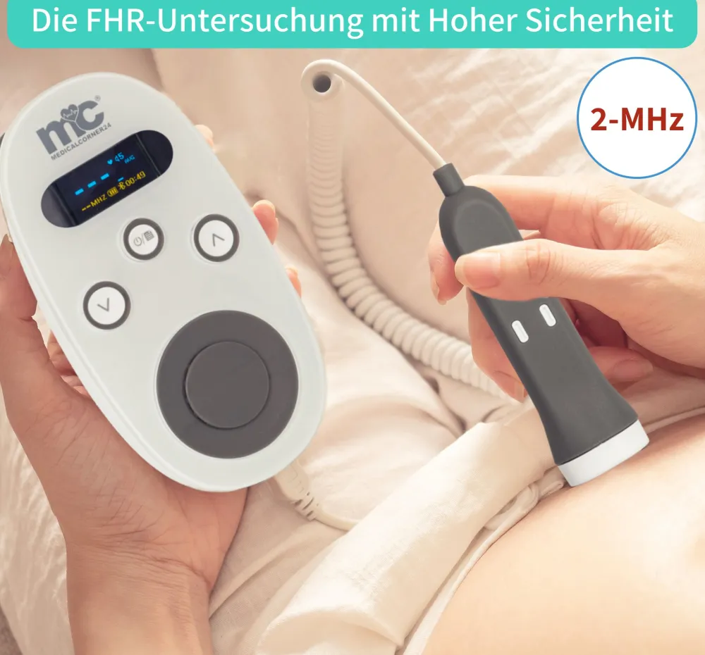 Medicalcorner24 Ultraschall Fetal-Doppler Grau| Best