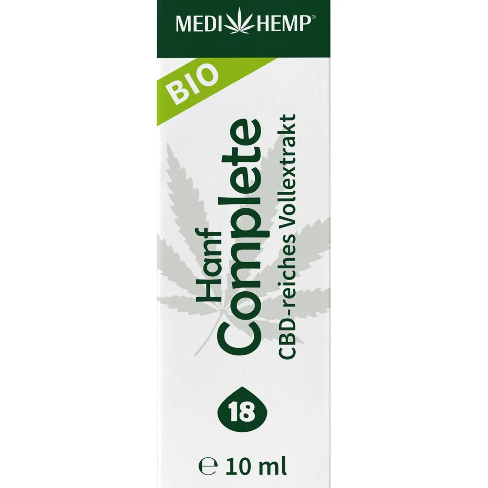 MEDIHEMP Bio Hanf Complete 18% - 1800mg CBD|