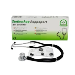 Rappaport Stethoskop Schwarz mit Zubehör>Medi-Inn Best