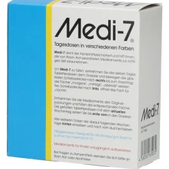 Medikamentendosierer für 7 Tage, blau|Medi-7 Discount