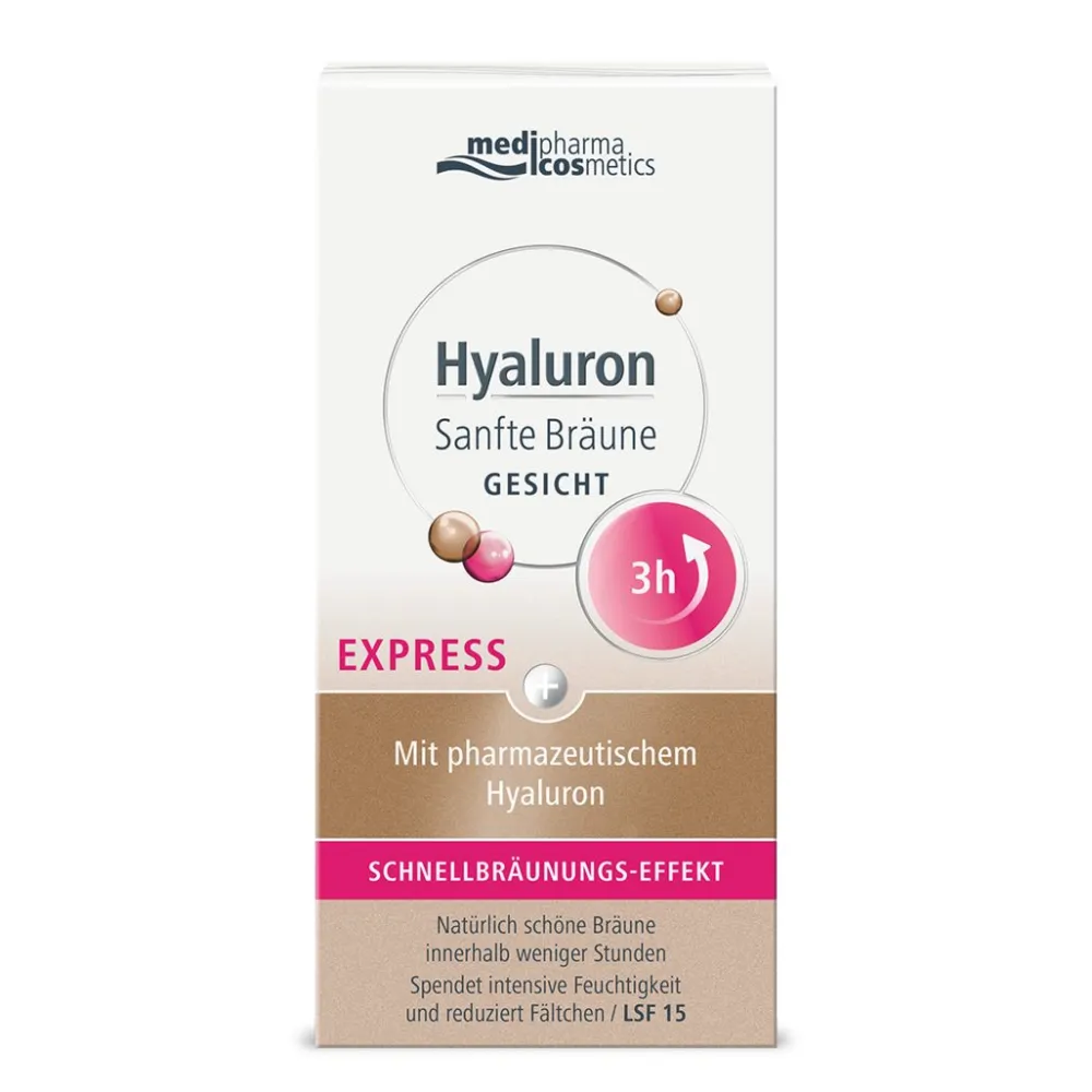 Hyaluron Sanfte Bräune Express Gesicht>Medipharma Cosmetics