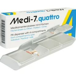 ® quattro Medikamentendosierer weiß|Medi-7 Outlet
