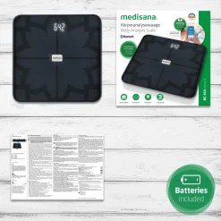 BS 450 connect Körperanalysewaage mit Smartphone App|Medisana