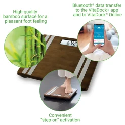 BS 552 connect Körperanalysewaage aus Bambus mit Smartphone App><noscript><img width=
