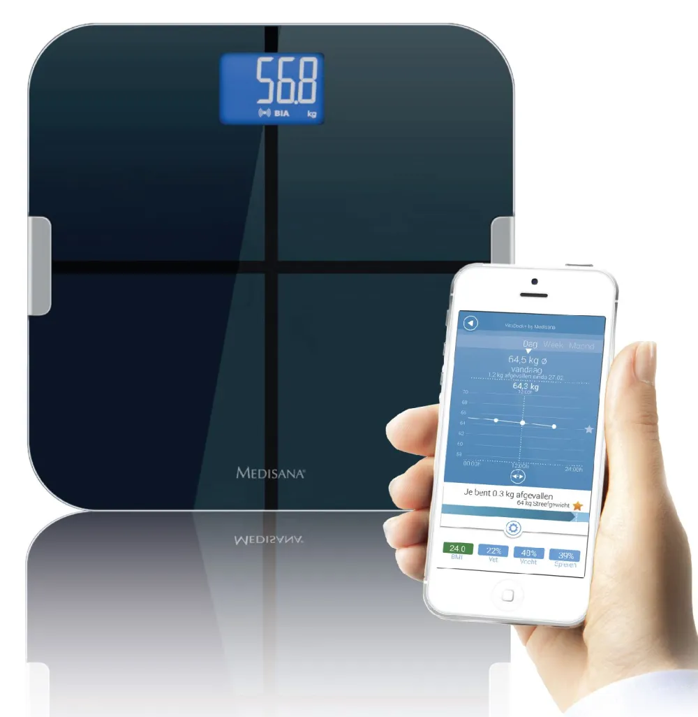 medisana BS 440 connect Körperanalysewaage mit Smartphone App|Medisana Connect Online