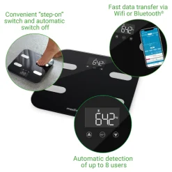 BS 602 WIFI connect Körperanalysewaage mit Smartphone App|Medisana Online