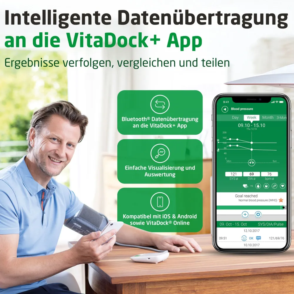 BU 572 connect Oberarm-Blutdruckmessgerät>Medisana Best