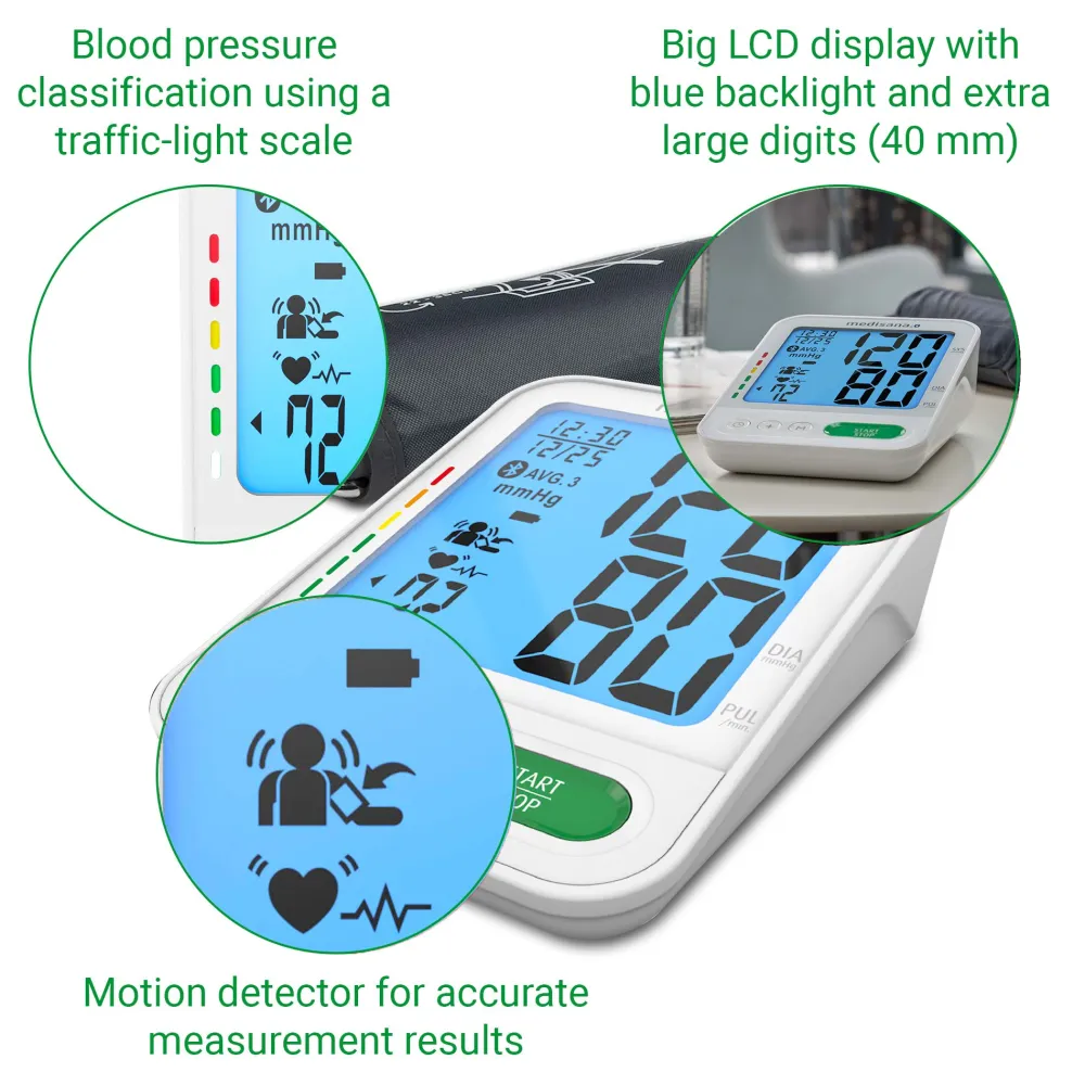 BU 584 connect Oberarm-Blutdruckmessgerät>Medisana Discount