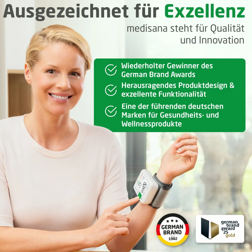 BW 355 Handgelenk-Blutdruckmessgerät|Medisana New