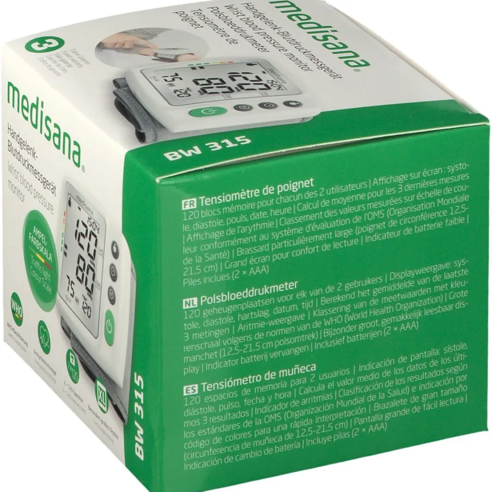 BW 315 Handgelenk-Blutdruckmessgerät>Medisana Outlet