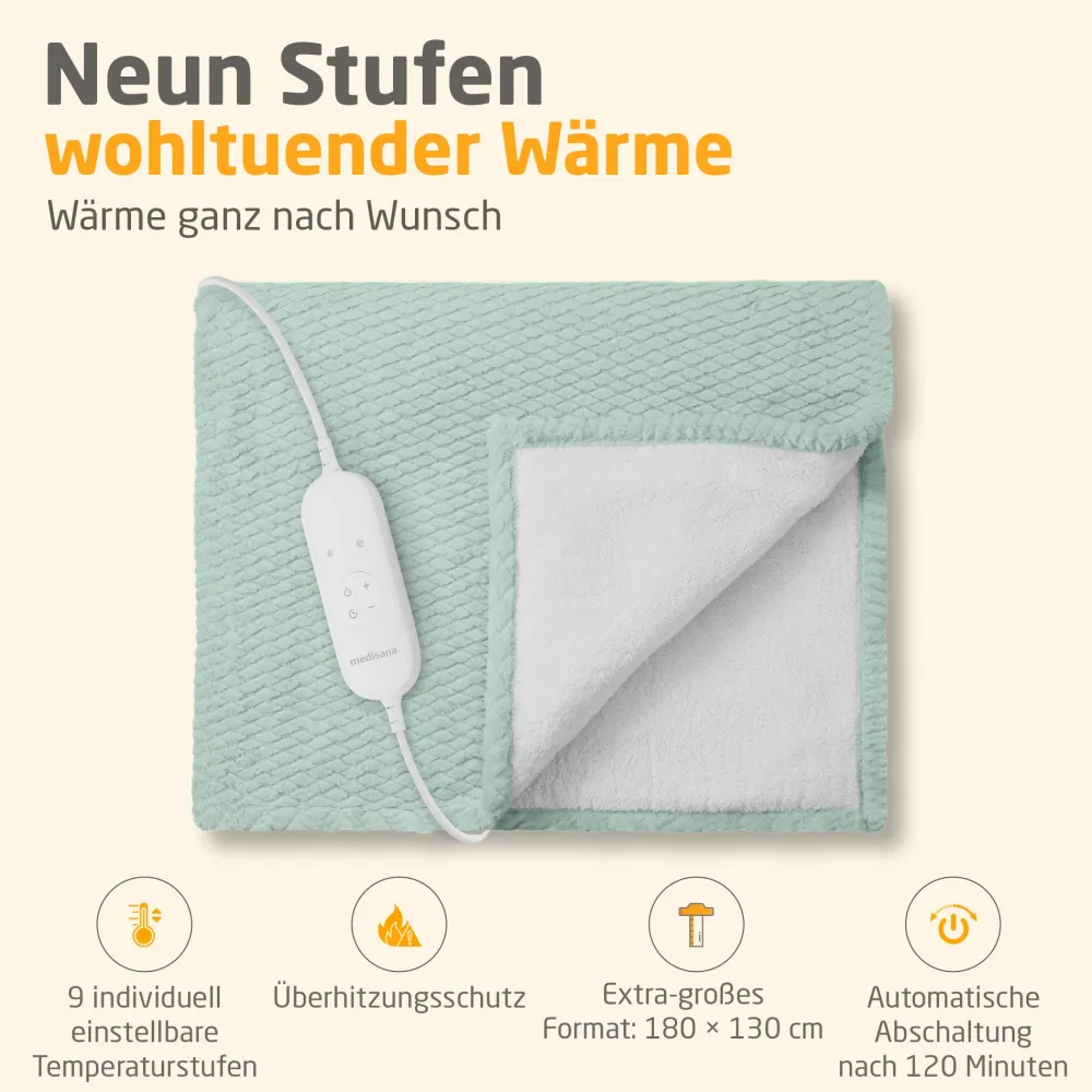 HB 417 - Heizdecke - savage green|Medisana Online