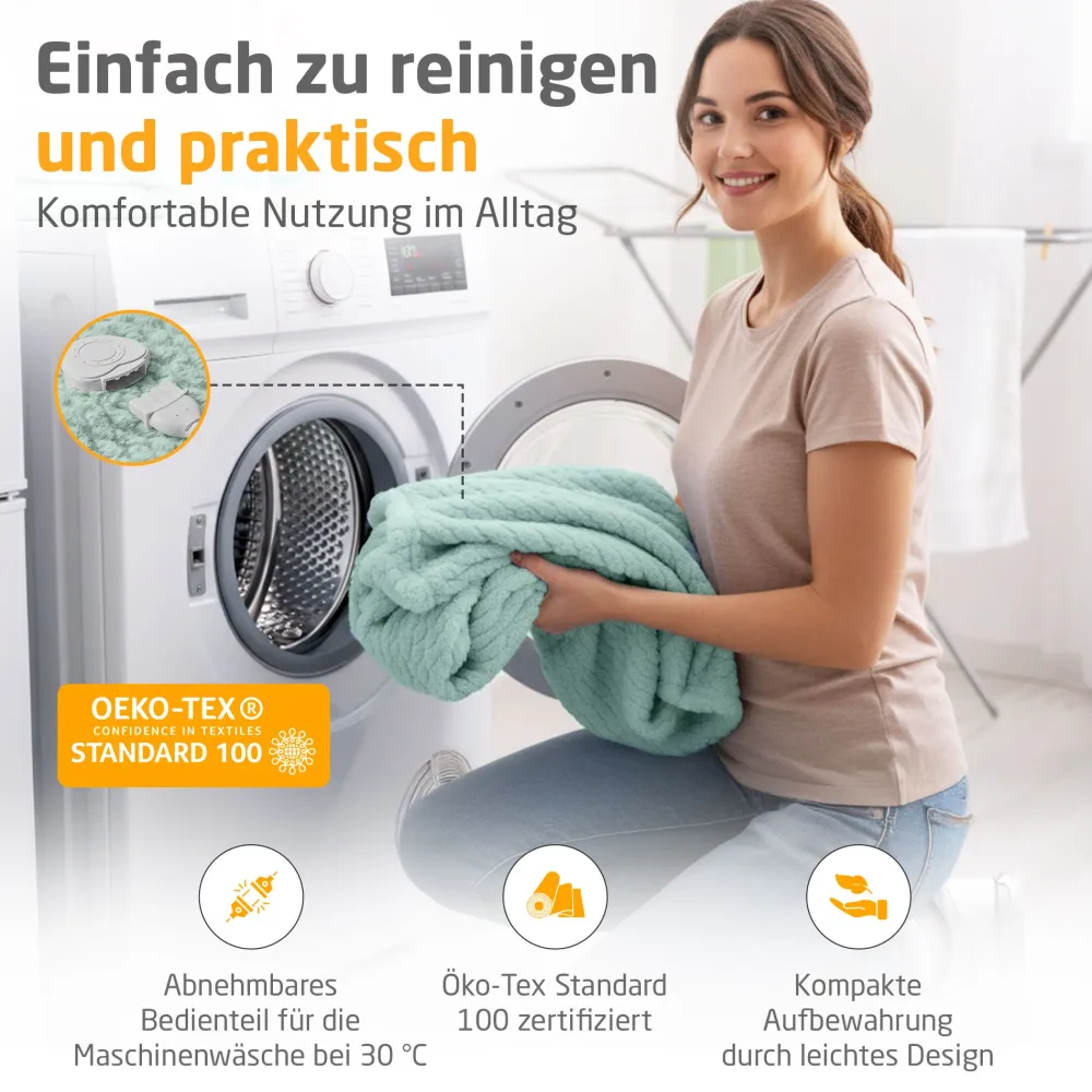 HB 417 - Heizdecke - savage green|Medisana Online