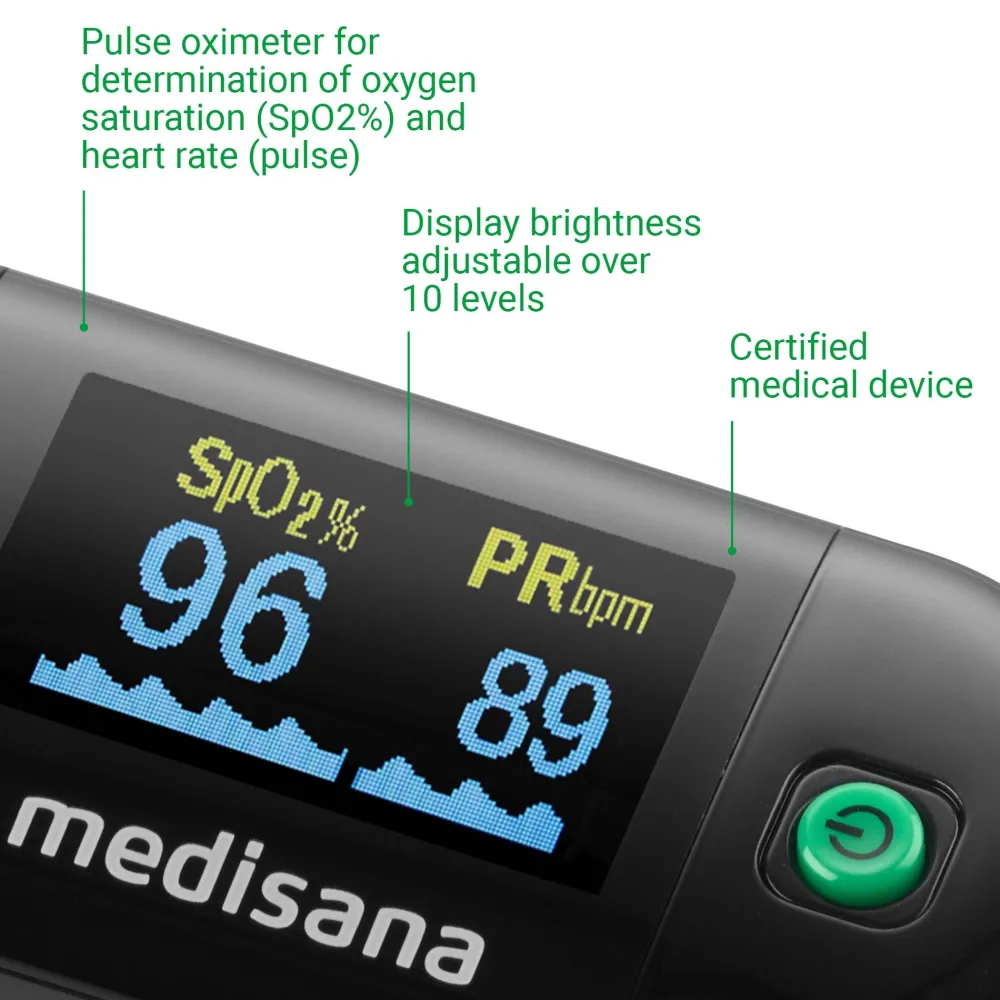 PM 100 Pulsoximeter|Medisana Online