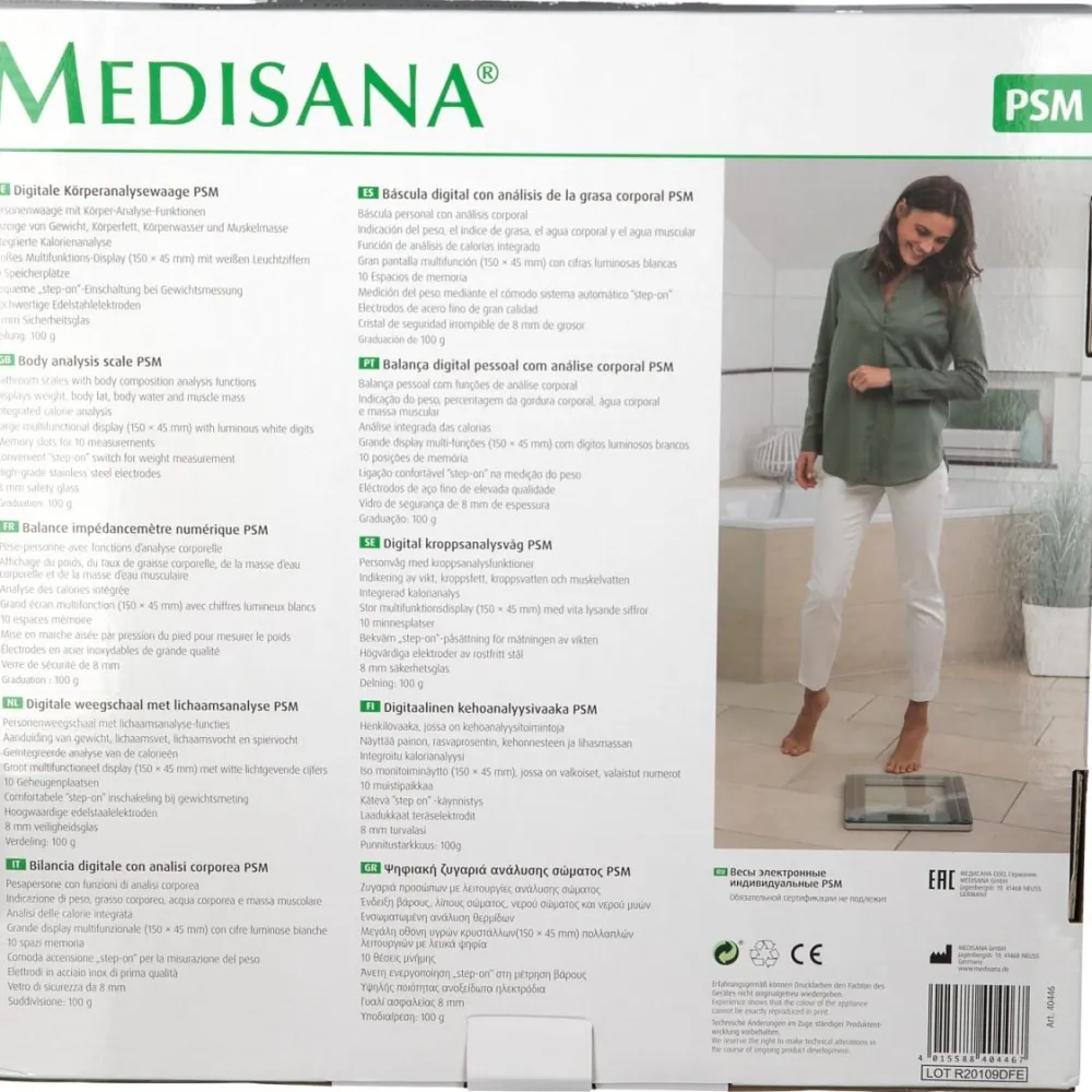 ® PSM Körperanalysewaage>Medisana Discount