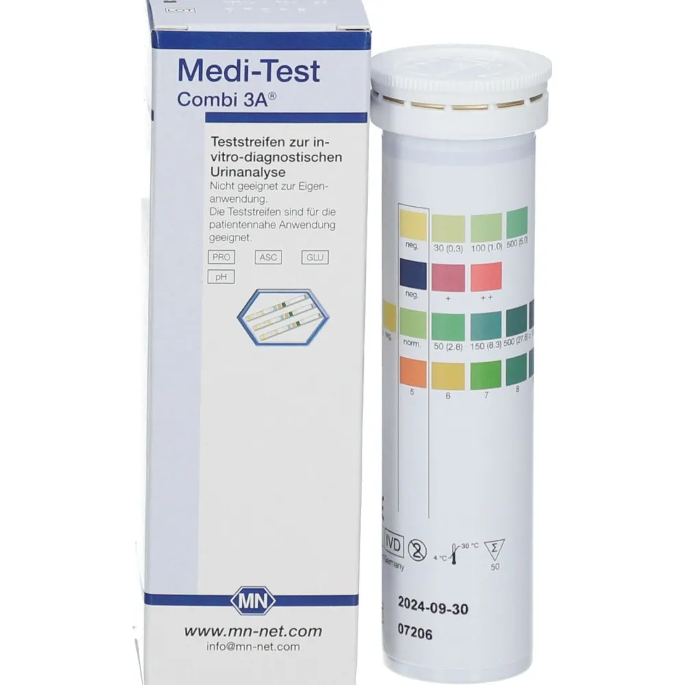 Medi Test Combi 3a Teststreifen> Hot