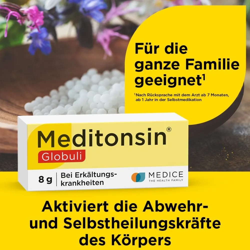 ® Globuli bei ersten Anzeichen einer Erkältung|Meditonsin Best