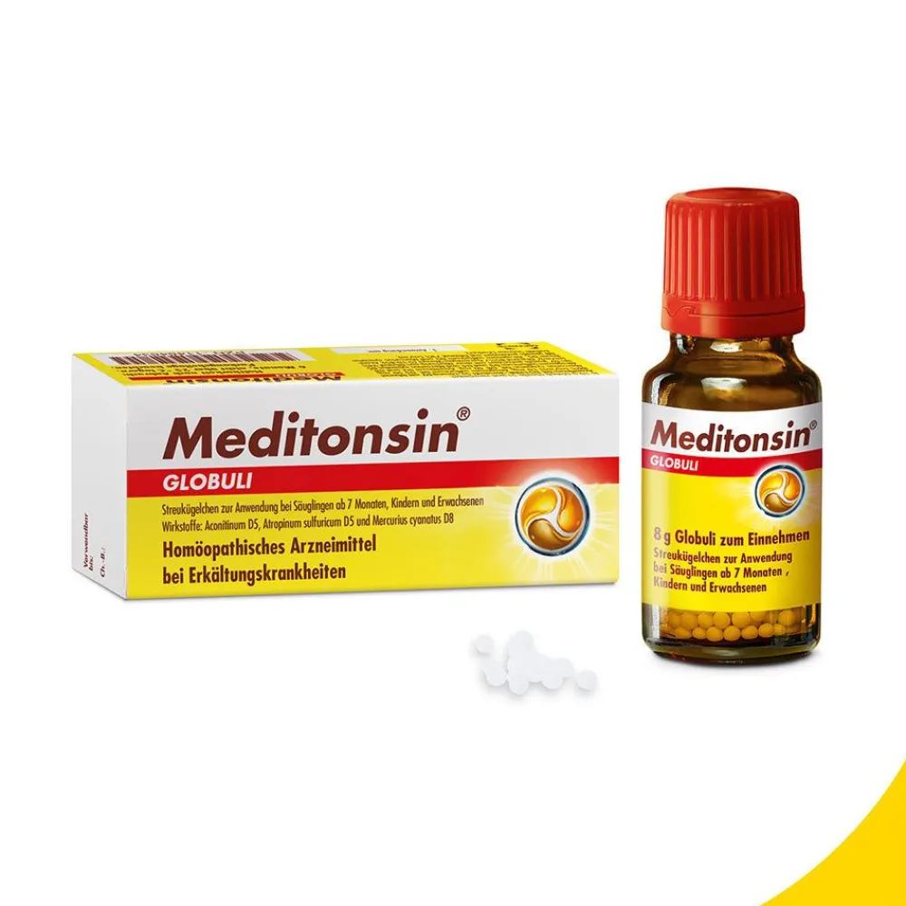 ® Globuli bei ersten Anzeichen einer Erkältung|Meditonsin Best