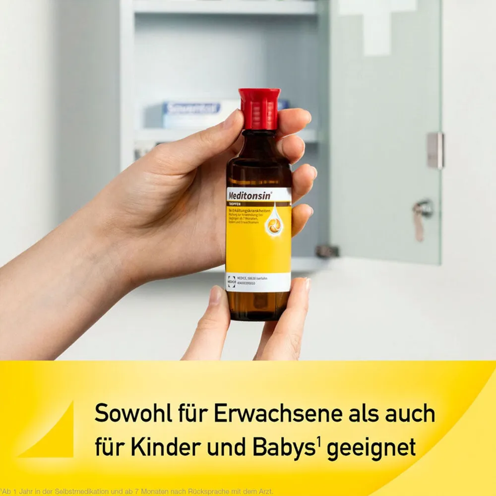 ® Tropfen bei ersten Anzeichen einer Erkältung>Meditonsin Best