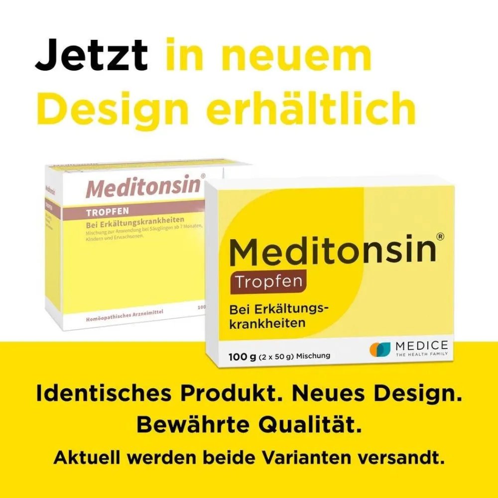 ® Tropfen bei ersten Anzeichen einer Erkältung>Meditonsin New