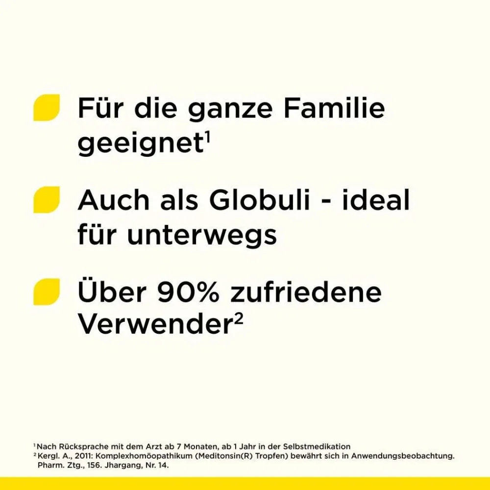 ® Tropfen bei ersten Anzeichen einer Erkältung>Meditonsin New