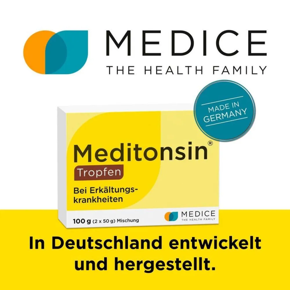 ® Tropfen bei ersten Anzeichen einer Erkältung>Meditonsin New