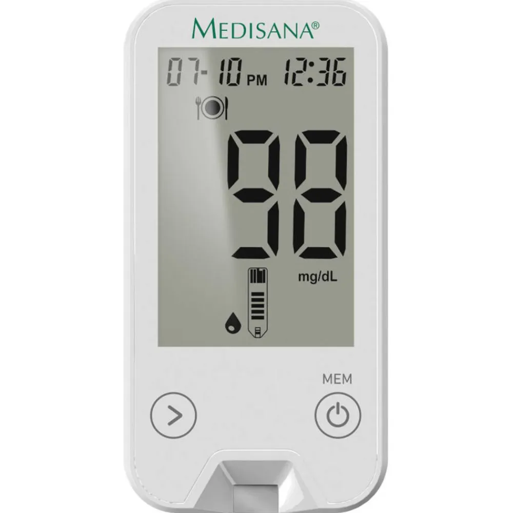 MediTouch® 2 mg/dL Blutzuckermessgerät inkl. Starterset|Medisana Outlet
