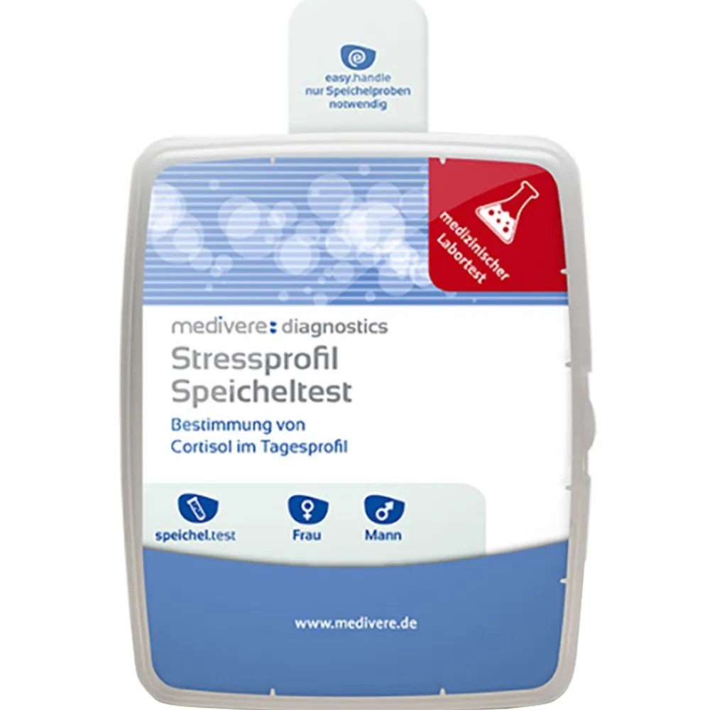 Labordiagnostik Stressprofil Speicheltest|medivere