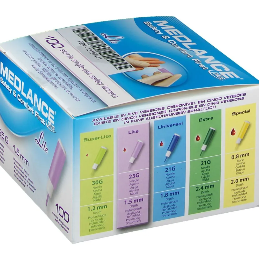 MEDLANCE® plus Lite Sicherheitslanzetten 25 G> Online